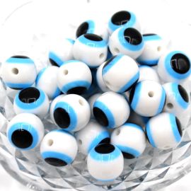 Olho Grego de Resina / Bola - 12mm (Unidade)