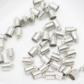 Terminal de Metal / 11x7mm - para Colagem (Unidade) - Níquel