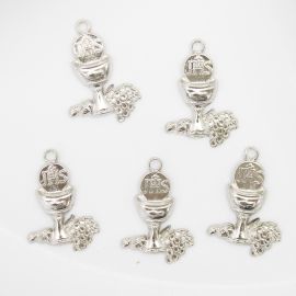Medalha de Metal / 25X15mm - 1° Eucaristia (unidade)-Níquel