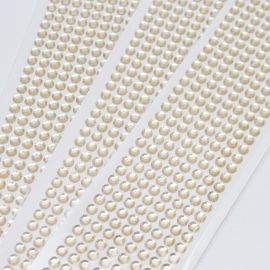 Aplique Adesivo / Strass 6mm (1 CARTELA)