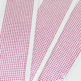 Aplique Adesivo / Mine Strass - Rosa (1 CARTELA)