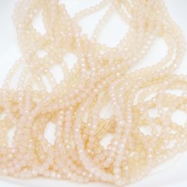 Rondela de Vidro 3mm / Transparente (1 Fio)