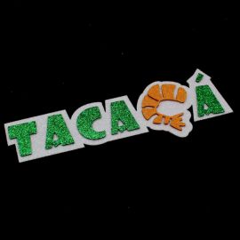 Kit de E.V.A com Glitter / 5,8x9cm - TACACÁ (1 KIT)