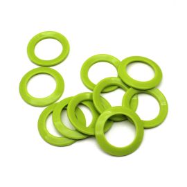 Argola de Plástico Leitoso / 43mm (10 gramas)