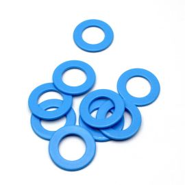 Argola de Plástico Leitoso / 39mm - (10 gramas)