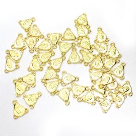 Salve Rainha de Plástico ABS Dourado / 16x15mm (10 gramas)