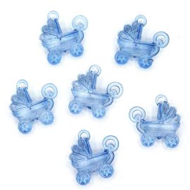 Pingente de Acrílico / 30X30mm - Carrinho de Bebê (10 gramas)