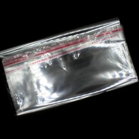 Saco com Adesivo /20x27cm - (Pct. com 50 Unidades) - Transparente 