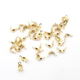 Tips para Naylon 4x7mm (Pct. c/50 Unidades)-Dourado