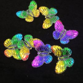 Mix Multicolorido / 30x40mm - Pingente Borboleta (10 gramas)